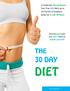 A Foolproof, Result-Based Diet That Will Melt up to 20 Pounds of Stubborn Body Fat in Just 30 Days!