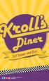 Connect with Kroll s:   #KrollsDiner