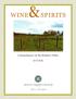 WINE& SPIRITS. A Renaissance in the Hudson Valley GUIDE