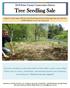 2018 Potter County Conservation District. Tree Seedling Sale
