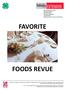 FAVORITE FOODS REVUE. Boone-Nance Counties Albion NE Fullerton NE