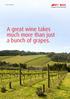 New Zealand. A great wine takes much more than just a bunch of grapes.