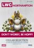 SEPT OCT 2018 NORTHAMPTON DON T WORRY, BE HOPPY CASK & TRADITIONAL CIDER