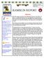 RAMBLIN REPORT. Happenings. Volume 15, Issue 5 May 2016