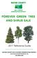 FOREVER GREEN TREE AND SHRUB SALE