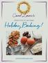 Carol L ourie s. Gluten-Free & Low-Sugar. Holiday Baking!