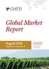 Global Market Report. August Volume 9, Issue No. 8. Ciatti Global Wine & Grape Brokers. Photo: Ciatti.com