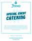 SPECIAL EVENT CATERING