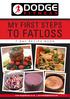 MY FIRST STEPS TO FATLOSS 7 DAY RECIPE BOOK