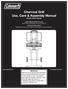 Charcoal Grill Use, Care & Assembly Manual Model 9956 Series