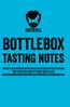 BOTTLEBOX. tasting notes OUR CURATED EQUITY PUNK BEER CLUB