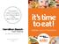 it s time to eat! recipes, tips & inspiration This booklet is meant to accompany your Hamilton Beach 5 Way Baby Meal Maker visit