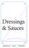 Dressings & Sauces.   (631)