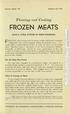 Thawing and Cooking FROZ~N M~ATS ALICE M. CHILD, DIVISION OF HOME ECONOMICS