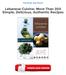 Read & Download (PDF Kindle) Lebanese Cuisine: More Than 200 Simple, Delicious, Authentic Recipes