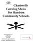 Chartwells Catering Menu For Harrison Community Schools