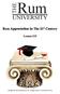 Rum UNIVERSITY THE. Lesson XII. Copyright Rum Runner Press, Inc. All Rights Reserved.