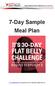 7-Day Sample Meal Plan