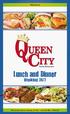 Welcome to. Family Restaurant. Lunch and Dinner Breakfast 24/ Lancaster Avenue, Reading, PA OPEN 24/7