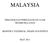 MALAYSIA PERANGKAAN PERDAGANGAN LUAR NEGERI BULANAN MONTHLY EXTERNAL TRADE STATISTICS