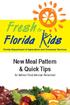 New Meal Pattern & Quick Tips. for School Food Service Personnel
