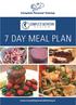 7 DAY MEAL PLAN.