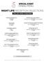 NIGHT LIFE RECEPTION SELECTIONS