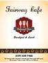 Fairway Cafe. Breakfast & Lunch (559)