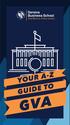 YOUR A-Z GUIDE TO GVA