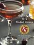 TABLE OF CONTENTS WINE LIQUOR. Non-ALCOHOLIC NON-ALCOHOLIC OTHER WATER SPECIALTY FOODS. Southern Wine Spirits of Kentucky 1 WASHINGTON/OREGON WINES