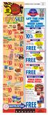 /$10 /$10 /$10 /$10 /$10 /$10 10/$10 FREE FREE FREE LET THE FUN BEGIN! WEEK LONG SALES EVENT! GIANT PIG-OUT SALE! OFF. Mix or Match!