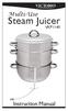 VICTORIO. Multi-Use. Steam Juicer VKP1140. Instruction Manual
