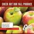 CHECK OUT OUR FALL PRODUCE