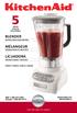 5SPEED BLENDER INSTRUCTIONS AND RECIPES MÉLANGEUR INSTRUCTIONS ET RECETTES LICUADORA INSTRUCCIONES Y RECETAS FOR THE WAY IT S MADE.