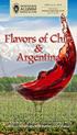Flavors of Chile & Argentina