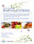 Spartan Catering. your guide to