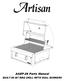 Artisan. AAEP-26 Parts Manual BUILT-IN 26 BBQ GRILL WITH DUAL BURNERS