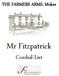 THE FARMERS ARMS, Muker. Mr Fitzpatrick Cordial List