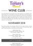 WINE CLUB NOVEMBER 2018