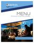 MENU. All-Inclusive Private Party Packages