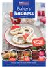 Baker s Business BUY 5 GET 6TH FREE PAGES 10 & 11 CSM MARVELLO A SNEAK PEEK OF MORE OFFERS INSIDE... NOVEMBER WOW DEAL MATHERS MINCEMEAT Page 16
