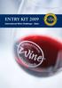 ENTRY KIT International Wine Challenge - Sake