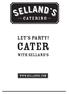 CATERING LET S PARTY! CATER WITH SELLAND S   ...