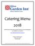 Catering Menu A PDF Version of the menus and more pictures of our meeting space are available on our website: