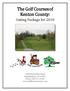 The Golf Courses of Kenton County: