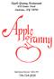 Apple Granny Restaurant 433 Center Street Lewiston, NY 14092