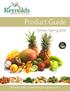 Product Guide. Winter/Spring Reynolds really is more than just a greengrocer WINNER