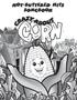 Crazy About Corn. Oh I am cra zy, cra zy, cra zy, a bout corn, corn, corn. I can eat it up for. din ner or at break fast in the
