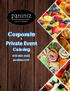 Corporate. Private Event. Catering paniniz.com
