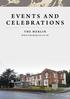 EVENTS AND CELEBRATIONS